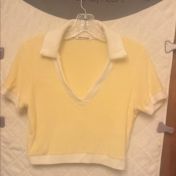 Reformation Walden Yellow and White Set - Picture 3 of 9